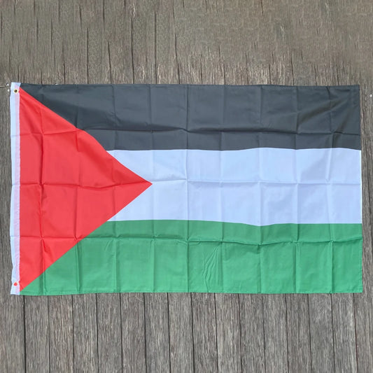 Xvggdg 150 x 90cm Large Palestine Flag Polyester Gaza Palestinian banner