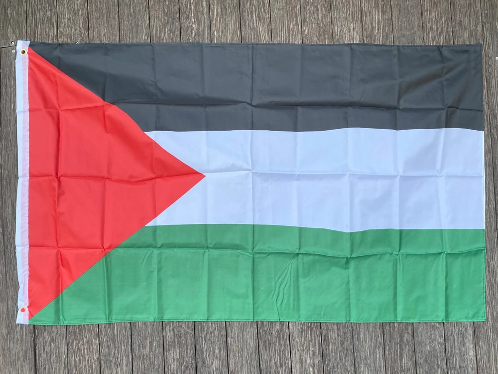 Xvggdg 150 x 90cm Large Palestine Flag Polyester Gaza Palestinian banner