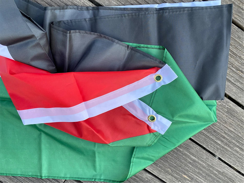 Xvggdg 150 x 90cm Large Palestine Flag Polyester Gaza Palestinian banner