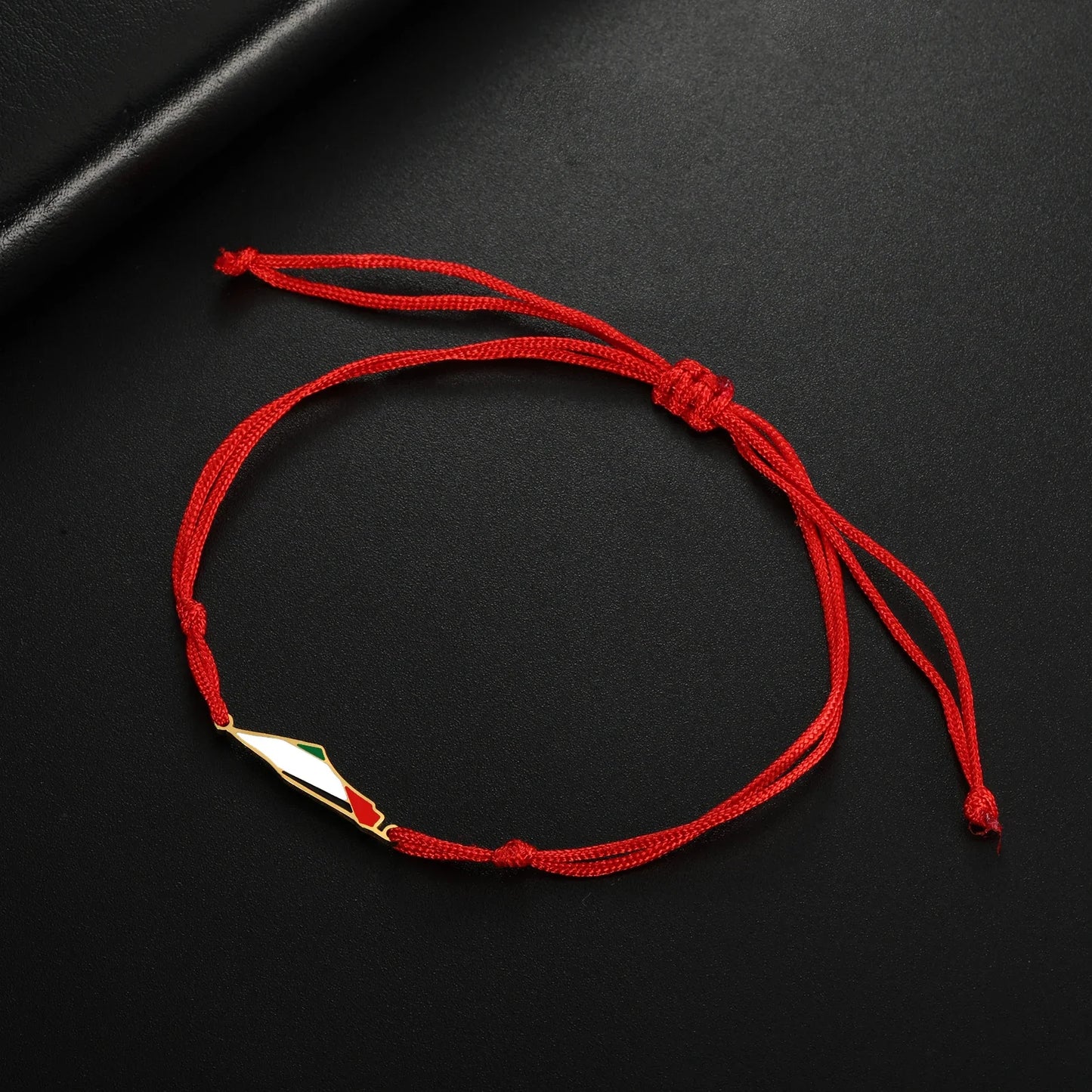Cazador Palestine Map Double Layers Beads Chain Bracelets for Women Stainless Steel Jewelry Charm Bracelet Gift 2025 Wholesale