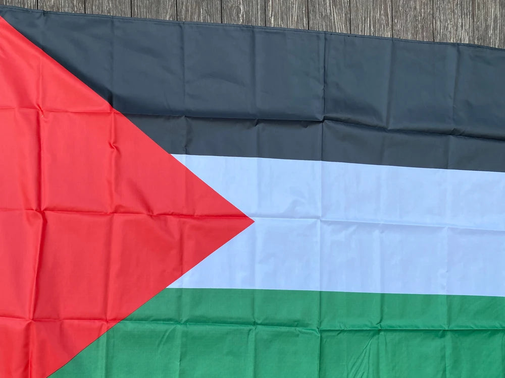 Xvggdg 150 x 90cm Large Palestine Flag Polyester Gaza Palestinian banner