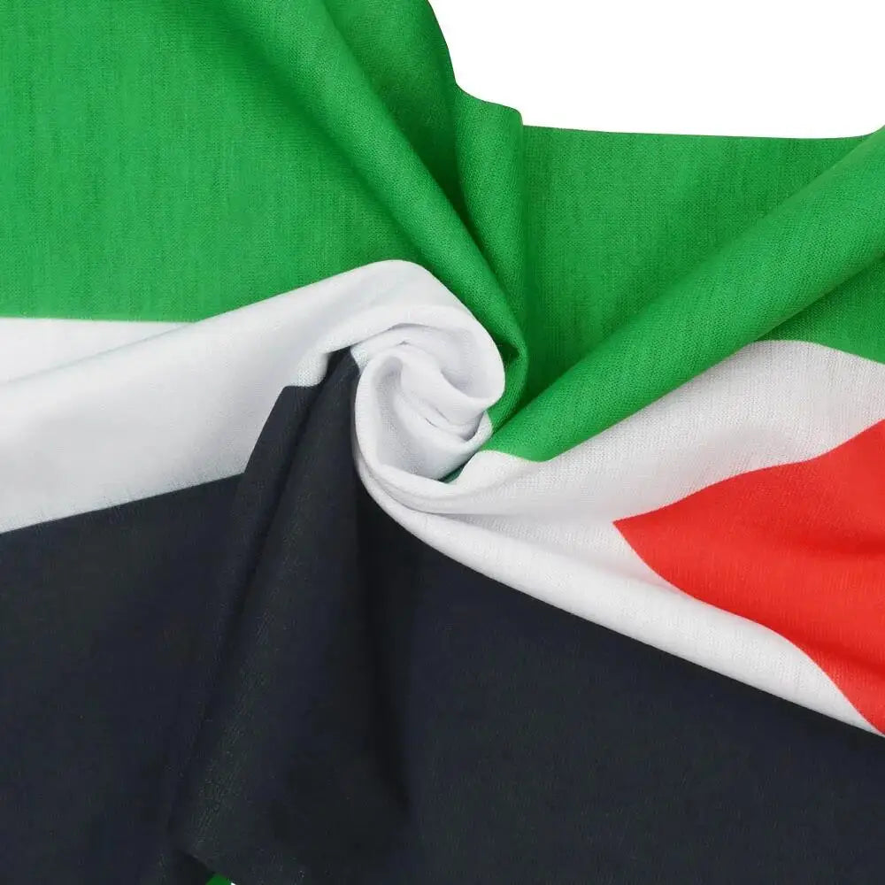 Palestine Flag Bandana Neck Gaiter Palestinian Hatta Kufiya Keffiyeh Pattern Tube Scarf Riding Cycling Windproof Headband
